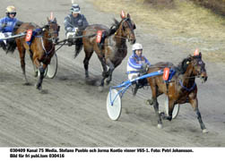 Stefan Pueblo har hitta en jämnhet han inte hade förut. Nu vann han efter en snabb start till ledningen.Foto: Petri Johansson