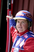 Patrik Södervall har två hästar till start på V75 till helgen. Red Chili Pirat och Jeepers Creepers, som möts i V75-7.Foto: Petri Johansson