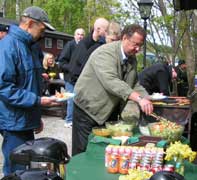 Stallbacksfika & korv smakar alltid gott!