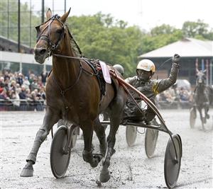Steinlager vinner enkelt i ett regnigt Köpenhamn. Foto: Burt Seeger.