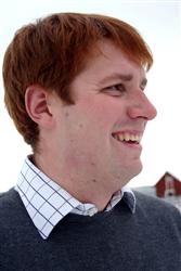 Per Engblom, 25, blir ny tränare för stall Tillys hästar. Foto: Tom Jönehag.