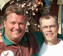 Lindh och Hultman - VD och Sportchef som tillsammans ska lyfta Travkompaniet mot nya höjder.