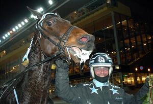 Togge vann V64-1 med Åke Lindblom. Foto: Lars Jakobsson.
