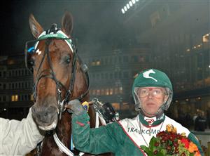 Jocose och Örjan Kihlström vann det sista uttagningsloppet. Foto: Lars Jakobsson.