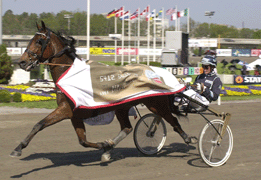 Stig H Johansson vann sitt sista Elitlopp 2000 tillsammans med hans älsklingshäst, Victory Tilly. Foto: ALN
