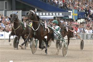 Jaded och Örjan Kihlström vinner Sweden Cup på tiden 1.10,9. Foto: Lars Jakobsson.