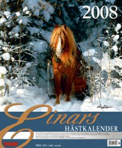 Einar Anderssons hästkalender 2008, hjälper dig planera ditt travår.