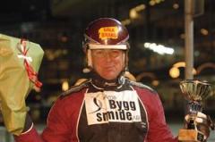 Samuel Rehn tog på onsdagen hem Amatörbästen på Solvalla. Foto: Lars Jakobsson.