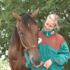 I augusti 2007 blev det "Marre" och Malin. Foto; A.Lindblom/Travkompaniet