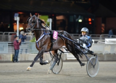 Cash Gamble och Per Lennartsson vinnare på Solvalla. Foto av LARS JAKOBSSON