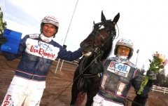 Reijo Liljendahls Shadow Woodland löste årsdebuten på bästa sätt tillsammans med Ulf Ohlsson. Foto av MICKE GUSTAFSSON