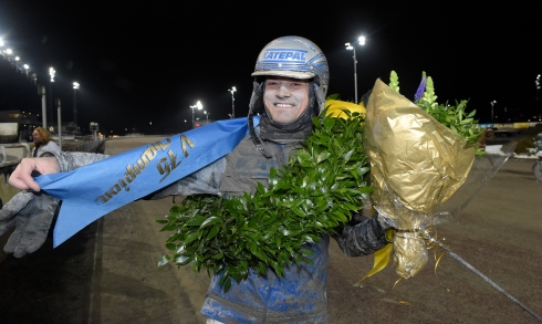 Carl Johan Jepson vann årets upplaga av V75 Champions. Foto av Lars Jakobsson/TR Bild