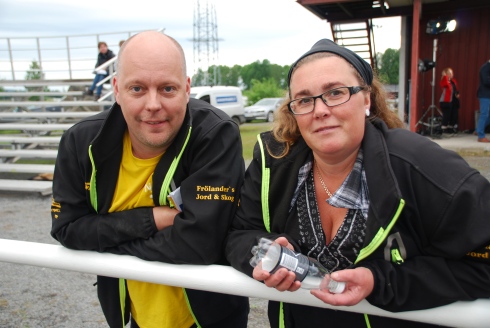 Tränarparet Lennart och Linda Frölander. Foto: Mikael Wikner, TR Bild Foto av Mikael Wikner, TR Bild