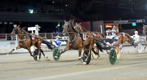 Mika Forss hittade ledningen i ett tidigt skede med Hevin Boko. Foto: Lars Jakosson, TR Bild