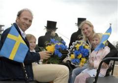 Uppfödarna John Bootsman och Annika Bootsman-Kleberg hoppas på Zimba Boko i Svensk Uppfödningslöpning. Foto: Claes Kärrstrand