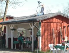 Allt är förberett för att ta emot våra hedersgäster. Foto; A.Lindblom/Travkompaniet