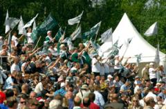 Förra årets Travkompanifest på Elitloppet. Foto: ALN