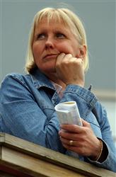 Veterinär Marjaana Alaviuhkola utsågs på fredagen till Årets Företagare i Sverige. Foto: Petri Johansson.