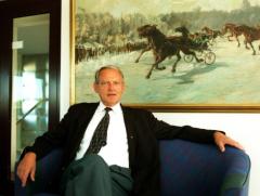 Gert Lindberg, ATG:s förste och legendariske vd, väljs in i travsportens Hall of Fame.Foto av Foto: Kanal 75