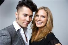 Artisten Brolle och Jessica Almenäs ska leda det nya V75-programmet "Vinnarfesten" i TV4. Foto: Magnus Glans