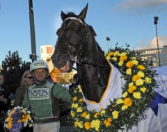 Ekipaget känns väl igen? Sebastian K. och Åke Svanstedt vann finalen av Trotting Masters premiäråret 2012 på Solvalla.  Foto av LARS JAKOBSSON